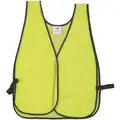 Condor Yellow/Green, No Stripe, Traffic Vest, Unrated, Hook-and-Loop, Universal