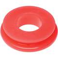 Imperial Partial Face, Polyurethane Glad Hand Seal; Soft Durometer, Red