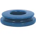 Imperial Partial Face, Polyurethane Glad Hand Seal; Soft Durometer, Blue