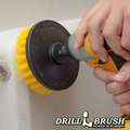 Nylon Bristle Drill Powered Scrubbing Brush 5" Diameter