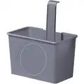 Unger 1 qt. Polypropylene, Smart Mop Side Bucket; Gray