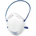 N95 Disposable Respirator, Molded, White, Mask Size: Universal, 20PK