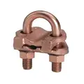 Burndy Grounding Connector: Copper, 1/0 AWG to 250 kcmil STR/2/0 to 4/0 AWG SOL Grounding Wire Size