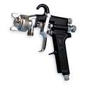 Binks Conventional Spray Gun: 10 in Pattern Size, 1 qt Cup Capacity, 11.5 cfm @ 50 psi, Siphon