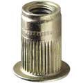 Rivet Nut: Steel, Knurled, 1/2"-13 Dia./Thread Size, 0.063 in to 0.200 in, 1.15 in Lg, 10 PK