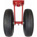 Hamilton Medium Duty, Swivel Easy-Turn Plate Caster with Pneumatic Wheels; 2440 lb. Load Rating, 16 in. Wheel Dia.