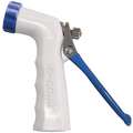 Spray Nozzle: 9.5 gpm Flow Rate, White, 5 1/2 in Lg, 3/4 in Pipe Size, 3/4 in GHT