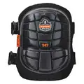 Proflex By Ergodyne Knee Pads: Hard Shell, 2 Straps, Rubber, Universal Elbow and Knee Pad Size, 1 PR
