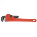 Westward Cast Iron 12" Straight Pipe Wrench, 2" Jaw Capacity