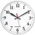 Basic White Clock,12 1/2 In Dia