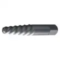 Screw Extractor, Extractor Type Spiral Flute Screw Extractor, Drill Size 1/4 in