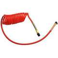 Grote Coiled Nylon Air Brake Assembly, 15 ft. L with 40" Lead, Red