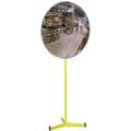 Indoor Pedestal Convex Mirror; 18" dia., 18 ft. Approx. Viewing Distance