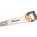 Westward Hand Saw, 18 1/2 in Overall Length, Blade Length 15 in, Steel