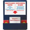 Right-To-Know Center, English, Spanish, Includes 1-1/2" SDS Binder, (10) Training Booklets