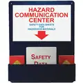 Hazard Communication Center, English, Includes 1-1/2" SDS Binder, (10) Training Booklets
