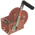 Dutton-Lainson 7-1/2" H Pulling Hand Winch with 3, 200 lb. 1st Layer Load Capacity; Brake Included: No
