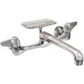 Straight Kitchen Faucet: Dominion Faucets, Silver, Chrome Finish, 2.2 gpm Flow Rate, 8 in Spout Lg
