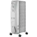 Dayton Portable Electric Heater: 1500W, Mechanical Controls/Overheat Protection/Tip-Over Switch