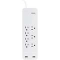 GE Surge Protector Outlet Strip, 7 Total Number of Outlets, White, 15 ft., 1080 Rated Joules