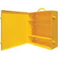 Wall Mounted Spill Control Cabinet: 16 5/32 in H x 5 9/16 in W x 15 in D Cabinet Size