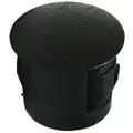 Hole Plug: Locking, Heat Stabilized Nylon, Black, For 0.016 in Panel Thick