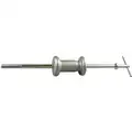 Westward Slide Hammer Unit: 5.5 lb Hammer Wt, 5/8 in Handle End Thread , 24 in Overall Lg