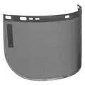 Jackson Safety Face Shield: Black, Uncoated, Steel Mesh, 8" Visor Height, 15 1/2" Visor Wd