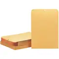 Quality Park Catalog Envelopes, Material Kraft, Envelope Closure Clasp with Gummed Flap, Color Brown