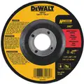 Dewalt 4-1/2" Type 27 Aluminum Oxide Depressed Center Wheels, 7/8" Arbor, 0.045"-Thick, 13, 300 RPM