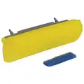 Mop Head: Sponge, 9 in Frame Wd, Yellow, Screw On Connection, No Handle
