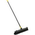 Quickie 60" Medium-Duty Push Broom for Any Surface; Natural, Black Bristles