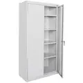 Sandusky Lee Commercial Storage Cabinet, Dove Gray, 72" H X 36" W X 18" D, Assembled