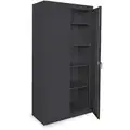 Sandusky Commercial Storage Cabinet, Black, 72" H X 36" W X 18" D, Assembled