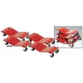 Auto Dolly, 10,000 lb Lifting Capacity, 12 in. x 16 in. x 4 in., 1-5/8 in. x 2 1/2 in. Tire Size