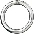 Welded Ring: 316 Stainless Steel, 1,320 lb Working Load Limit, 1 1/2 in Ring Dia.