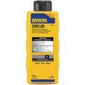 Irwin Strait-Line Marking Chalk Refill, Black, 8 oz, For Use With Self Chalking Line Reels