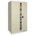 Sandusky Commercial Storage Cabinet, Dove Gray, 72" H X 46" W X 24" D, Assembled