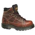 Dr. Martens 6" Work Boot, 8, M, Men's, Brown, Steel Toe Type, 1 PR