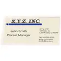Sircle Laminating Pouches: Business Card, 2.25 in L, 3 3/4 in W, 7 mil Thick, 100 PK