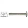 Bolt Seals: 5/16 in Bolt Dia, 3 1/2 in Bolt Clearance, 3 1/2 in Bolt Lg, White, Removal, 250 PK