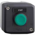 Schneider Electric Push Button Control Station, 1NO Contact Form, Number of Operators: 1, Type of Operator: Push Button