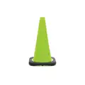 JBC Revolution 18" Standard PVC Traffic Cone, Lime Green