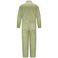 Bulwark 100% Cotton, Flame-Resistant Coverall, Size: 52, Color Family: Browns, Closure Type: Zipper