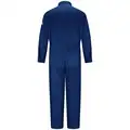 Bulwark 100% Cotton, Flame-Resistant Coverall, Size: 58, Color Family: Blues, Closure Type: Zipper