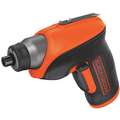 Black & Decker Screwdriver: 180 RPM Free Speed, (1) Bare Tool, (1) Integrated Battery, (1) Charger, (1) 1.5 Ah, Std