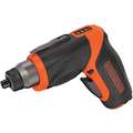 Black & Decker Screwdriver: 190 RPM Free Speed, (1) Bare Tool, (1) Integrated Battery, (1) Charger, (1) 1.5 Ah