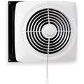 Exhaust Fan, Kitchen,Wall, Chain Operated, Steel, Adj 4-1/2 to 9-1/2 Housing Length (In.)
