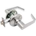 Lever Lockset, Mechanical, Extra Heavy Duty, Different, Satin Stainless Steel, 2-3/4" Backset