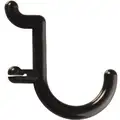 Functionaire J-Hook: 1/4 in Peg Hole, For 1 in Pegboard Hole Spacing, 1 1/2 in x 1/4 in x 1 3/4 in